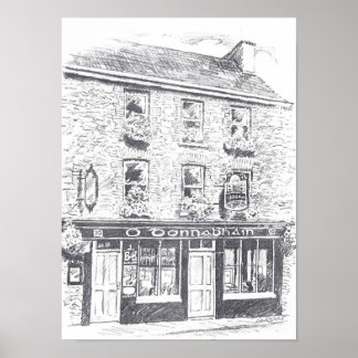 O Donnabhain's Irish Pub Poster