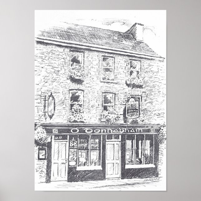 O Donnabhain's Irish Pub Poster (Framsidan)