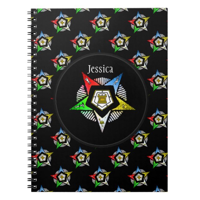 O.E.S~ ANTECKNINGSBOK (Framsidan)