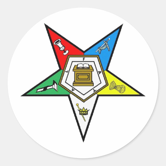 O.E.S. RUNT KLISTERMÄRKE (Framsida)