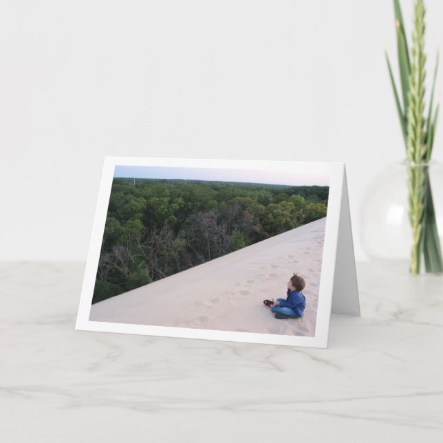 O Earth Wilder Indiana Dunes Card Kort (Framsida)