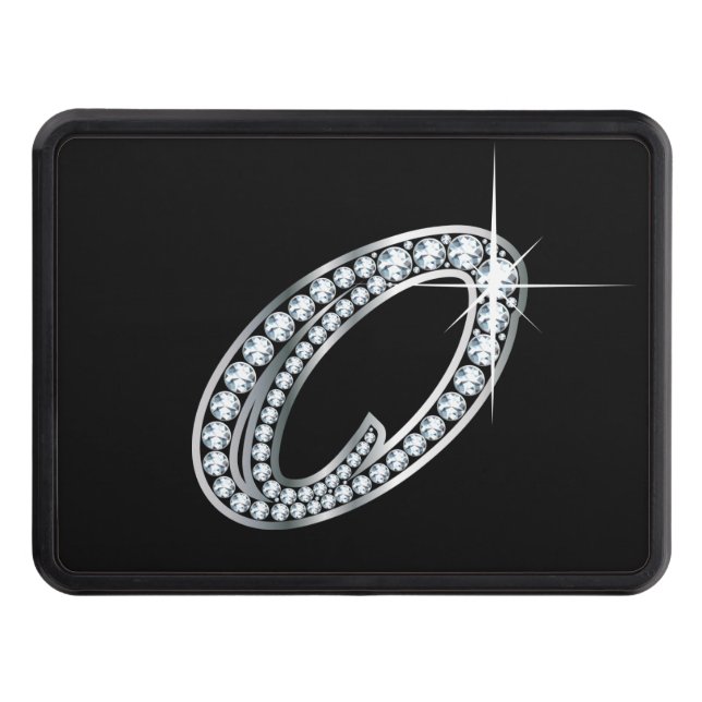 O Faux-"Diamond Bling" Tow Hitch Cover Dragkroksskydd (Framsidan)
