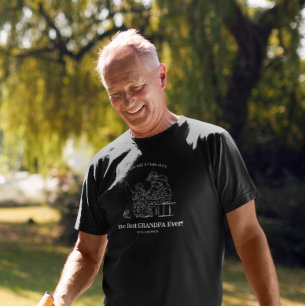 O-Fish-Ally Den Bästa Farfar Fiske T Shirt