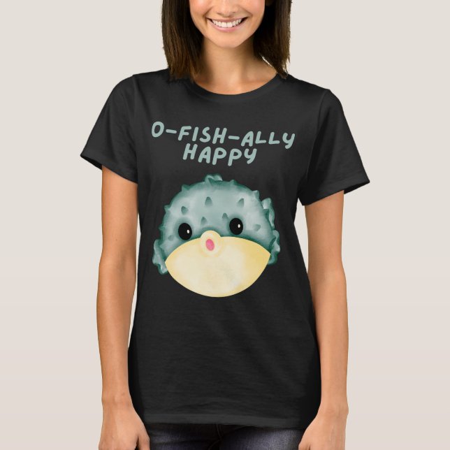 O-Fish-Ally Glad T Shirt (Framsida)