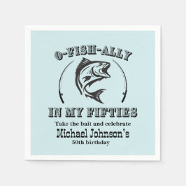 O-fish-ally i 50:e Födelsedagsfesten Pappersservett
