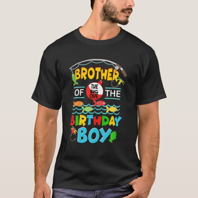 O Fish Ally One Birthday Brother Of The Birthday B T Shirt (Framsida)