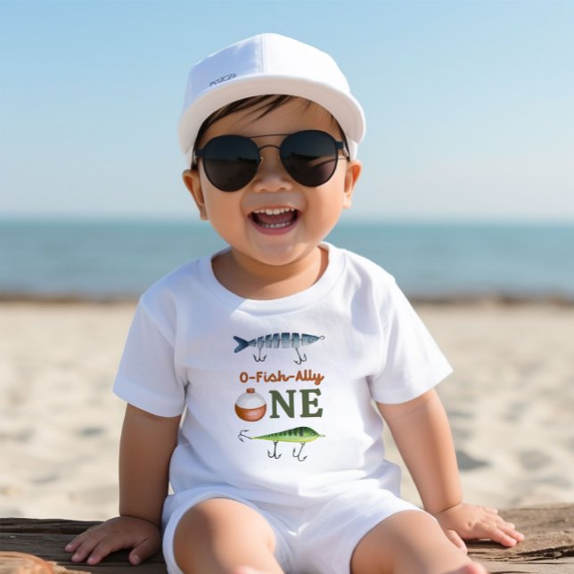 O-Fish-Ally One Birthday Shirt T (Skapare uppladdad)