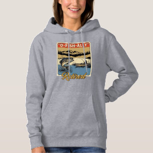 O-Fish-Ally Pensionerad Vintage Fisketräja Design_ T Shirt