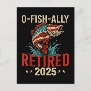 O-Fish-Ally Redragen 2025 Fisherman Pension Helg Vykort