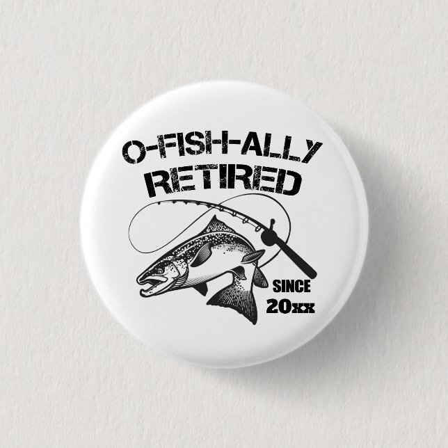 O Fish Ally Redragen 2025 Funny Fishing Fisherman Knapp (Framsida)