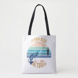 🎣 "O-Fish-Ally Retrött: Catching Dreams Tote!" Tygkasse
