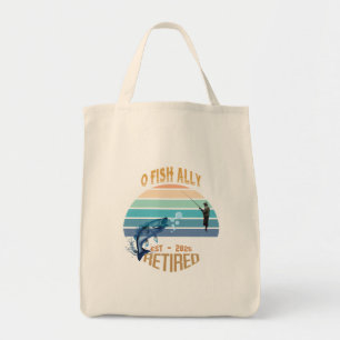 🎣 "O-Fish-Ally Retrött: Catching Dreams Tote!" Tygkasse