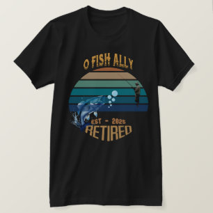 🎣 "O-Fish-Ally Retrött: Fånga drömmar sedan 2002 T Shirt