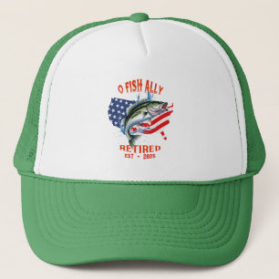 "O-FISH-ALLY Retrött:Proud, Free, and Fishing 2025 Keps