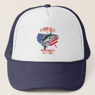 "O-FISH-ALLY Retrött:Proud, Free, and Fishing 2025 Keps
