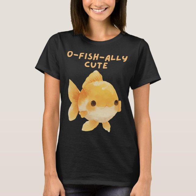 O-Fish-Ally Söt T Shirt (Framsida)