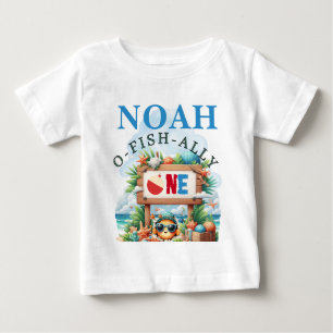 O-Fish-Ally the Big One Fishing Birthday T Shirt