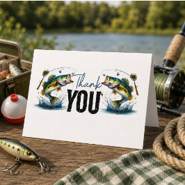O-Fish-Ally Två Fiskar 2-års Födelsedag Tack Kort