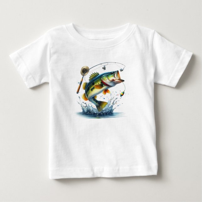 O-Fish-Ally Two Fishing 2nd Birthday T Shirt (Framsida)