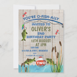 O-Fish_Ally Watercolor Birthday Inbjudan