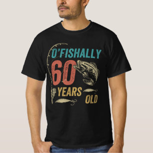 O’Fishally 60 Years, Lunt Fishing Pappa Grandpa T Shirt