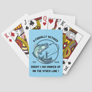 O-Fishally Retired Playing Cards, Retirement Gift Casinokort