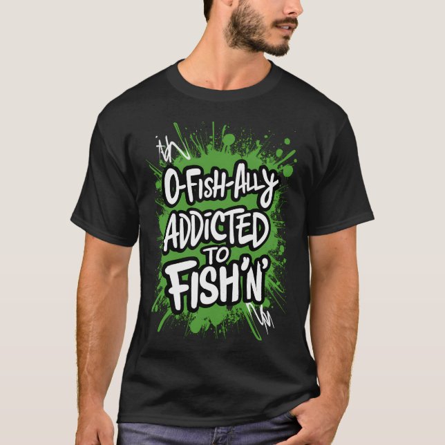 O-FISK-ALI ÄRTOKAD AV FISKE T SHIRT (Framsida)