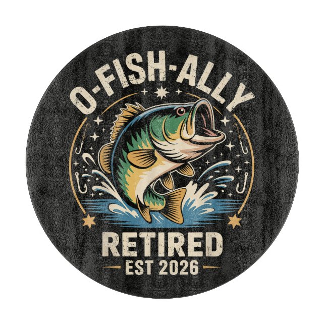 O-Fisk-Allihopa Pensionerad 2026 Fiskare Fiske (Framsidan)