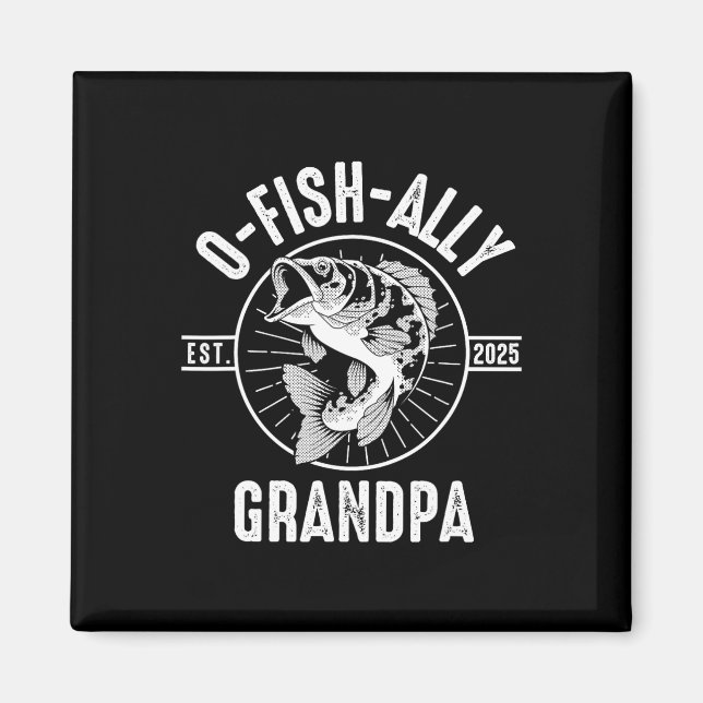 O-fisk-ally En Farfar Est 2025  Magnet (Framsidan)