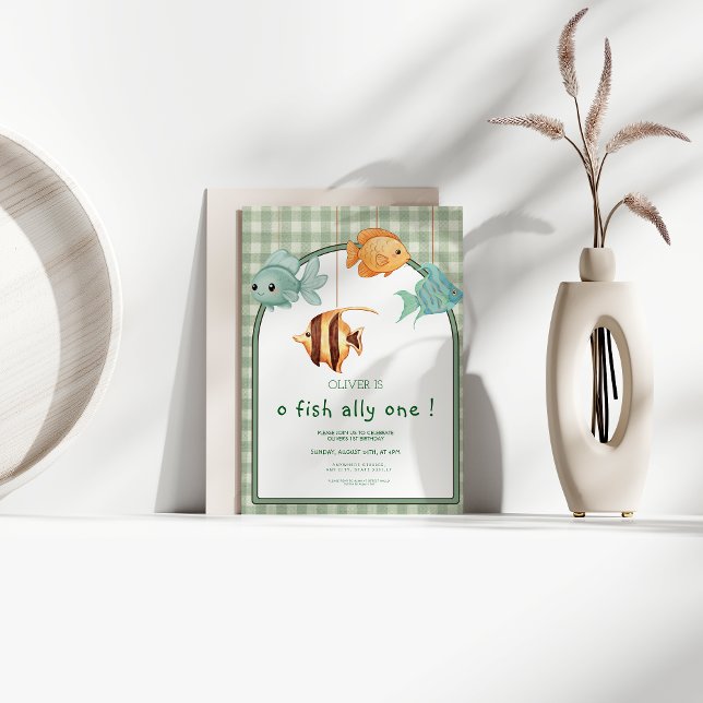 o fiska en pojke 1 år inbjudningar (Skapare uppladdad)