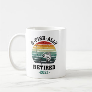O Fiskally Återtrött 2021 Fiske i Älskare Kaffemugg