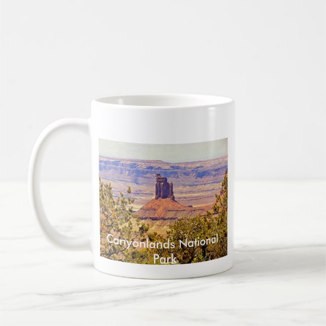 Ö för 20040602 Canyonlands- i himmlen Kaffemugg (Vänster)