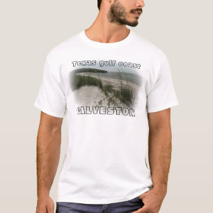 Ö för skjorta GALVESTON för Texas buktkusten t Tee Shirt