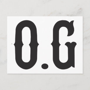 O.G Originalgangster Vykort