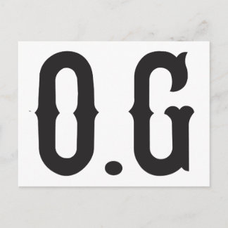 O.G Originalgangster Vykort
