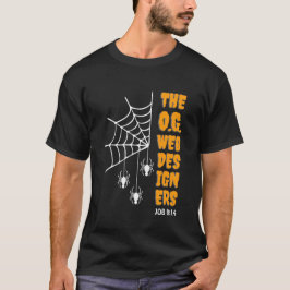O.G. WEBBEN DESIGNERS Spider Christian Halloween T Shirt
