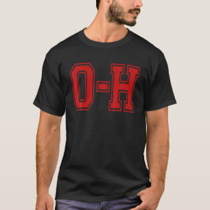 O-H Matching Ohio Pride Football Sports Stil Funn T Shirt