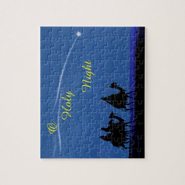 O Heliga Julpussel Natten Pussel (Vertikal)