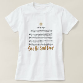 O HELIGA KVÄLL Christian Hymn Kvinnors jul T Shirt