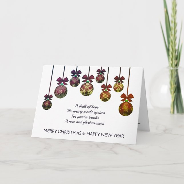 O HELIGA KVÄLL Jul Helgkort (Framsida)