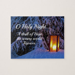 O Heliga Natt Beloved jul Sång Pussel