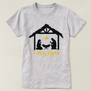 O Heliga Natt Jul Helgdag Kvinnor T-Shirt