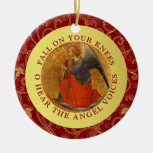 O Heliga Natt Jul Sång Religiösa Music Julgransprydnad Keramik
