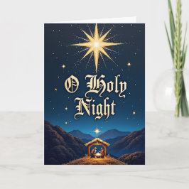 O Heliga Natt – Stjärna över Betlehem Kort