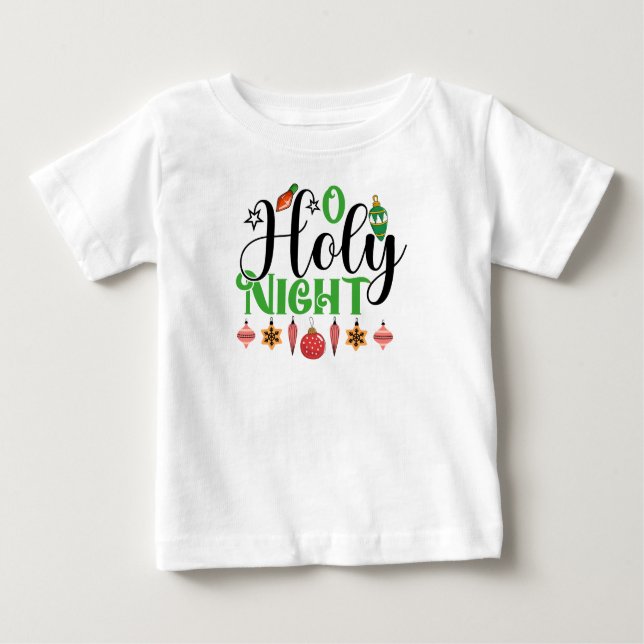 O Heliga Natt T Shirt (Framsida)