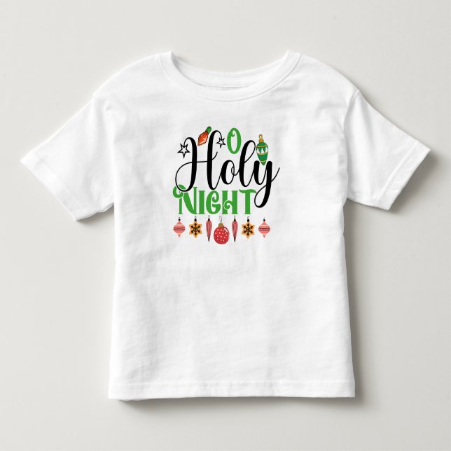 O Heliga Natt T Shirt (Framsida)