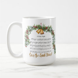 O HELIGA NATT Worship Hymn 15oz Scripture Kaffemugg