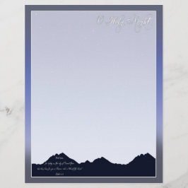 O Heliga Night letterhead