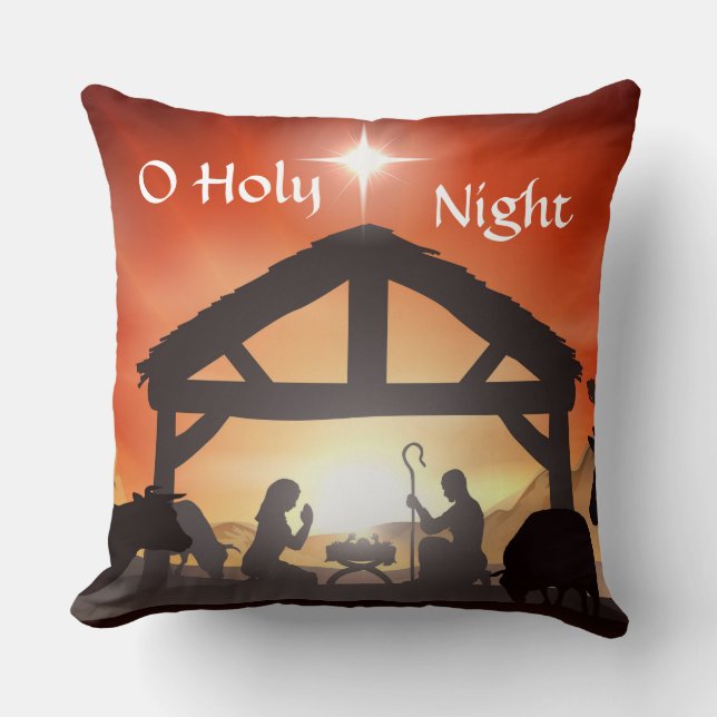 O Heliga Night Reversible Glitter Pillow Kudde (Framsida)