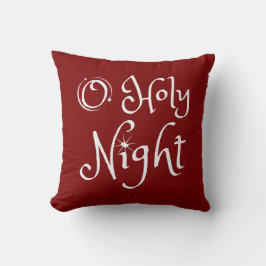 O Holy Night Christmas Kudde